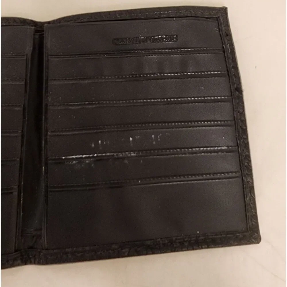 #7566 VTG ALLIS-CHALMERS Black Credit Card Vitronic Wallet Texture